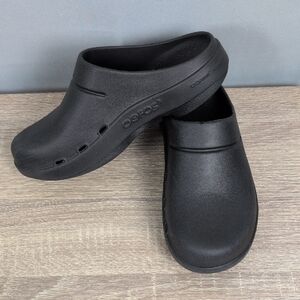 Unisex OOFOS OOcloog Black Matt Comfort Footwear 5M/7W Slip On Streetwear